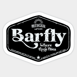 Barfly flew by Sticker